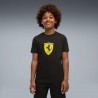 Puma T-Shirt Palestra Ferrari Colored Shield Nero Bambino