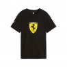Puma T-Shirt Palestra Ferrari Colored Shield Nero Bambino