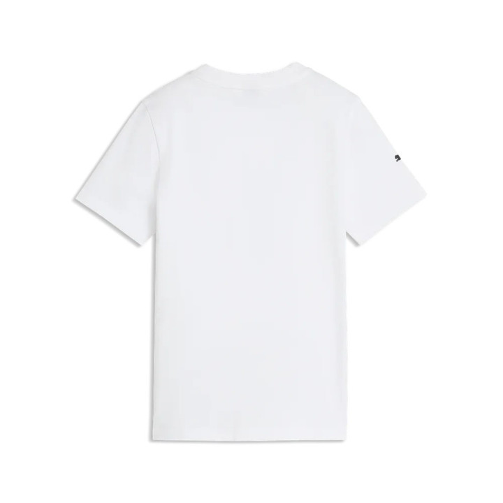 Puma T-Shirt Palestra Ferrari Colored Shield Bianco Bambino