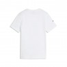 Puma T-Shirt Palestra Ferrari Colored Shield Bianco Bambino