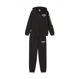 Puma Tuta Sportiva Nero Bambino