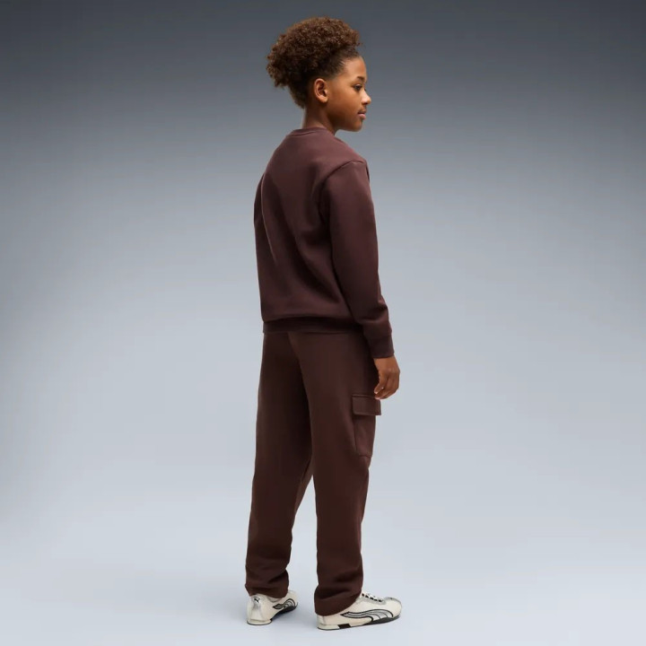 Puma Tuta Sportiva Felpa Palestra Girocollo Moro Bambino