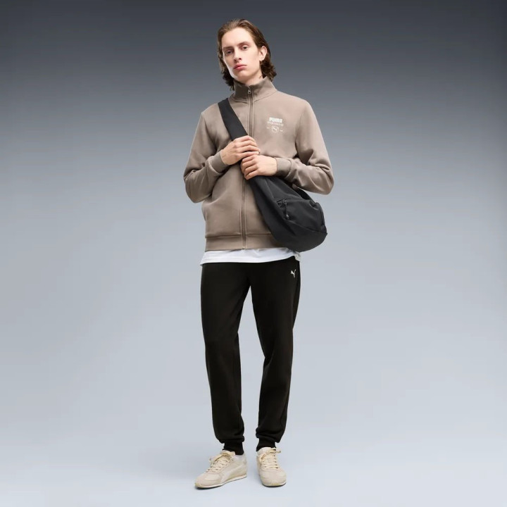 Puma Tuta Sportiva Beige Uomo