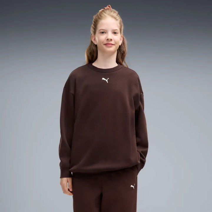 Puma Tuta Sportiva Girocollo Moro Bambina