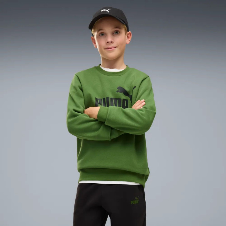 Puma Tuta Sportiva Felpa Palestra Girocollo Nero Bambino