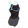 Arena Costume Piscina Team Challenge Solid Antracite Water Donna