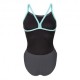 Arena Costume Piscina Team Challenge Solid Antracite Water Donna