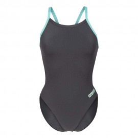 Arena Costume Piscina Team Challenge Solid Antracite Water Donna