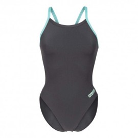 Arena Costume Piscina Team Challenge Solid Antracite Water Donna