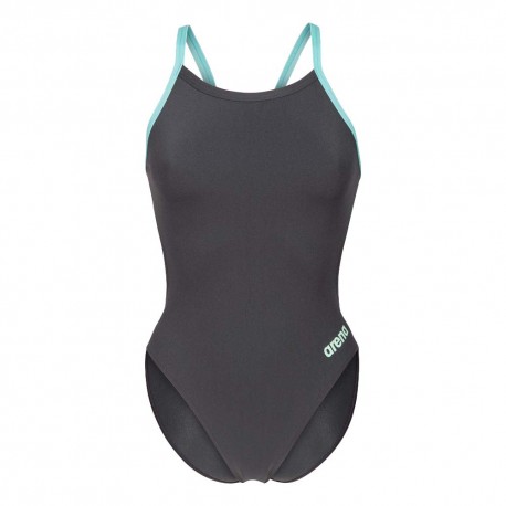 Arena Costume Piscina Team Challenge Solid Antracite Water Donna