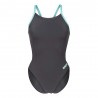 Arena Costume Piscina Team Challenge Solid Antracite Water Donna