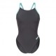 Arena Costume Piscina Team Challenge Solid Antracite Water Donna