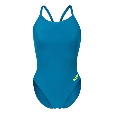 Arena Costume Piscina Team Challenge Solid Blu Cosmo Lime Donna