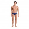 Arena Costume Piscina Slip Team Solid Navy Bianco Uomo