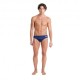 Arena Costume Piscina Slip Team Solid Navy Bianco Uomo