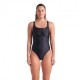 Arena Costume Piscina Solid Control Nero Donna