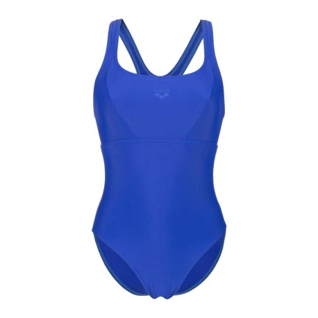 Arena Costume Piscina Solid Control Neon Blu Donna