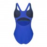 Arena Costume Piscina Solid Control Neon Blu Donna
