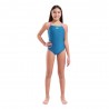 Arena Costume Piscina Lightdrop Solid Verde Fucsia Bambina