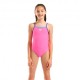 Arena Costume Piscina Lightdrop Solid Fucsia Blu Bambina
