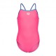 Arena Costume Piscina Lightdrop Solid Fucsia Blu Bambina