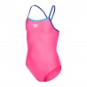 Arena Costume Piscina Lightdrop Solid Fucsia Blu Bambina