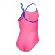 Arena Costume Piscina Lightdrop Solid Fucsia Blu Bambina
