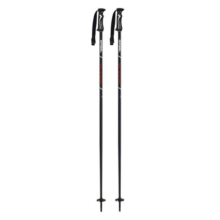 Gabel Speed Nero Rosso - Bastoncini Sci Uomo