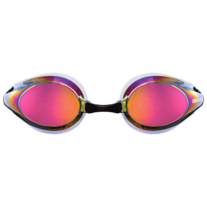 Arena Occhialini Nuoto Sr Track Mirror Rosso Nero Uomo