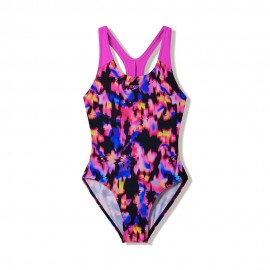 Speedo Costume Piscina Print Nero Multi Bambina