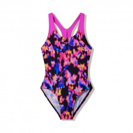 Speedo Costume Piscina Print Nero Multi Bambina