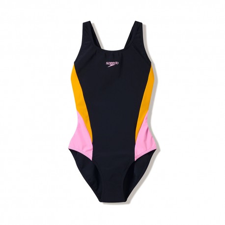 Speedo Costume Piscina Colourblock Nero Multi Donna