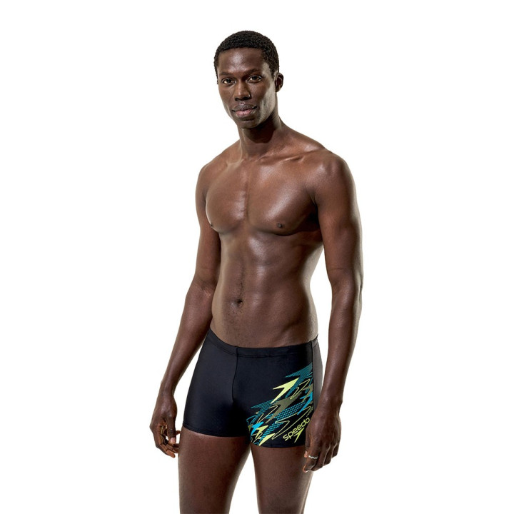 Speedo Costume Parigamba Medley Nero Lime Uomo