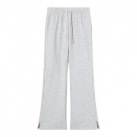 Champion Pantaloni Wide Leg Grigio Donna