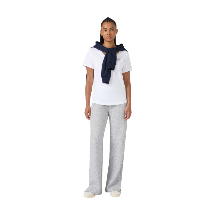Champion Pantaloni Wide Leg Grigio Donna