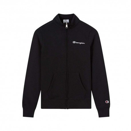 Champion Felpa Con Cerniera Nero Donna