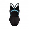 Speedo Costume Piscina Supportato Quantum Nero Blu Donna