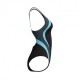 Speedo Costume Piscina Supportato Quantum Nero Blu Donna