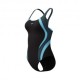 Speedo Costume Piscina Supportato Quantum Nero Blu Donna