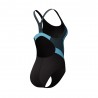 Speedo Costume Piscina Supportato Quantum Nero Blu Donna