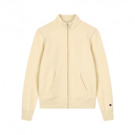 Champion Felpa Con Cerniera Beige Donna