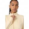 Champion Felpa Con Cerniera Beige Donna