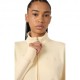 Champion Felpa Con Cerniera Beige Donna