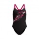 Speedo Costume Piscina Medley Nero Fucsia Donna