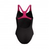 Speedo Costume Piscina Medley Nero Fucsia Donna