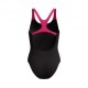 Speedo Costume Piscina Medley Nero Fucsia Donna