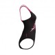Speedo Costume Piscina Medley Nero Fucsia Donna