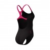 Speedo Costume Piscina Medley Nero Fucsia Donna