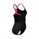 Speedo Costume Piscina Medley Nero Fucsia Donna