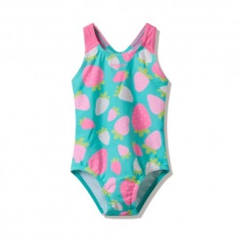 Speedo Costume Piscina Neonato Fragole Turchese Rosa Bambina